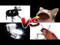 Polish Cow vs Spinning Cockroach vs Polish Toilet vs Pop Cat FATAL FOURWAY Meme Fight in 360°/VR