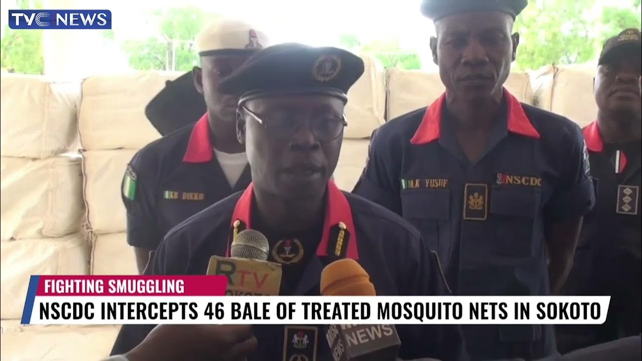 NSCDC Intercepts 48 Bale Of Treated Mosquito Nets In Sokoto