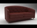 Autodesk 3ds Max  Lather Sofa Modeling