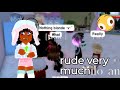 rude cringe girl please stop bullying in royale high and acting like its cool.