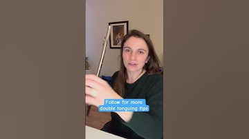 Double tonguing really fast on the flute #fluteteacher #flute #flutemusic #flutegirl