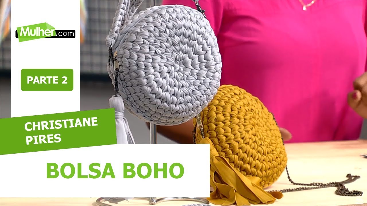 Bolsa Boho em fio de malha - Christiane Pires - 05/02/2020 P2