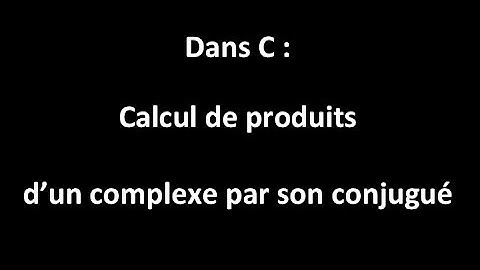 Dans C : produit d