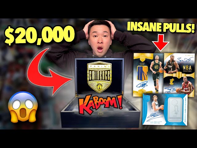 Opening an INSANE $20,000 Box of EMINENCE Basketball! 😱🔥 2021-22 Panini Eminence Hobby Case Review class=