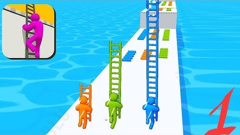 Ladder Master - Gameplay Walkthrought #1 (iOS, Android) All Levels // Mobile Offline Game