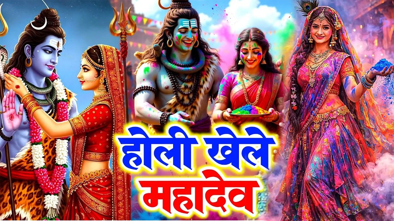 न्यू होली भजन होली महादेव खेलेले। Shiv Charcha Holi Song.Shiv Charcha Holi Geet Video Song
