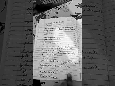 Write a program