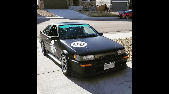 My 20v 4age AE86 Corolla with brand new Buddy Club Spec2 exhaust