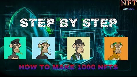 How to create an NFT collection (1000+)(Easiest way / Complete  tutorial, no coding knowledge needed