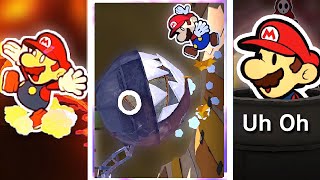 What Happens When You Get a Game Over in Paper Mario Origami King? (All Game Over Scenes)