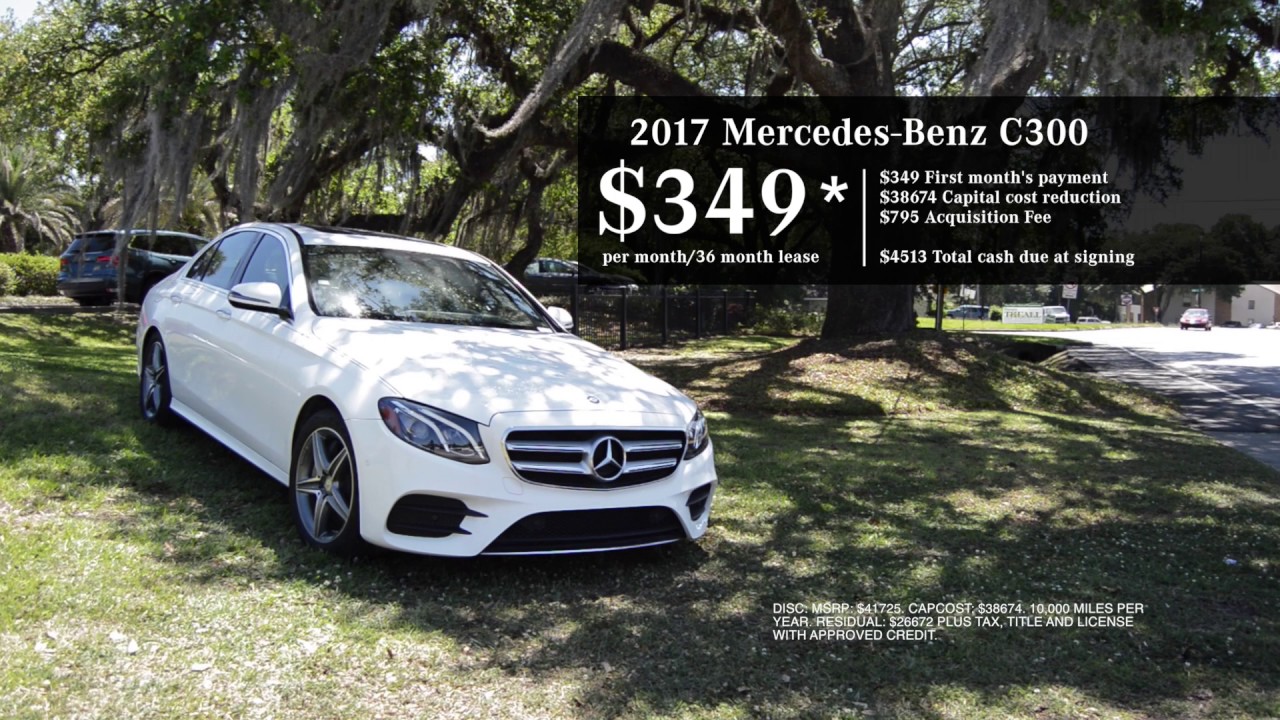 Moss Motors August 2017 C Class Lease Youtube