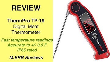 Review ThermPro TP-19 Digital Meat Thermometer