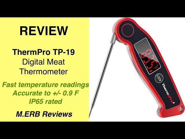 ThermoPro Digital Meat Thermometer (TP19H) Meat Thermometer Review -  Consumer Reports