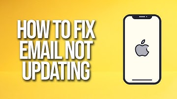 How To Fix iPhone Email Not Updating