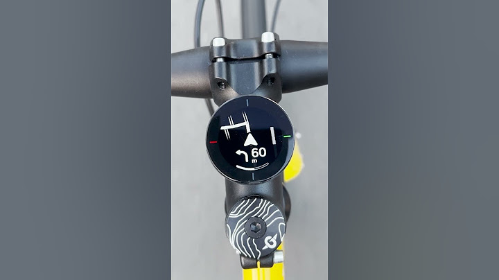 Find me a simpler and better looking cycling navigation device, ill wait...