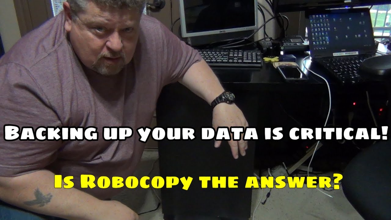 How to backup your computer useing Robocopy - YouTube