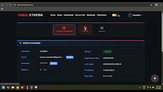 Cabal Etheria Website Voting/Donating Error