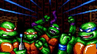 Teenage Mutant Ninja Turtles Tournament Fighters (Genesis) Playthrough