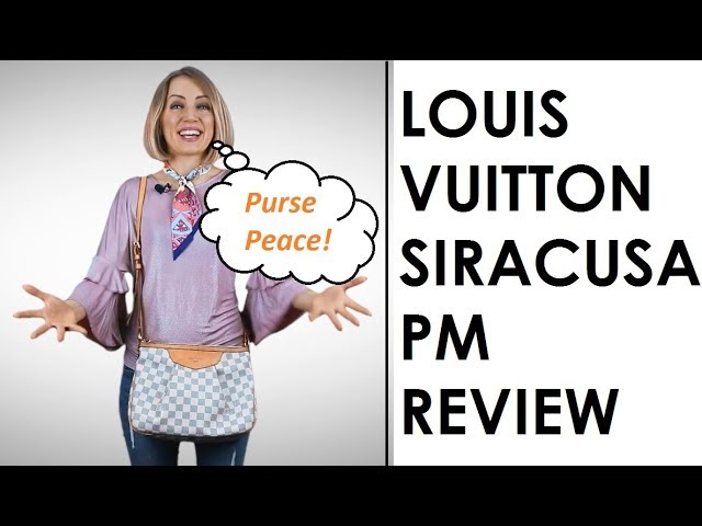Bagaholic TV] Louis Vuitton Siracusa PM Damier Azur Video Review