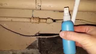 Finding Gas Leaks With Soap Bubbles