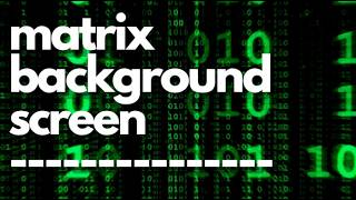 Celebrity Matrix Binary Code Background Screen | Deep Focus Timer | 5 Minutes | Black & Green | No Music Profile