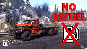 Can You Complete A Region Without Refueling? | SnowRunner