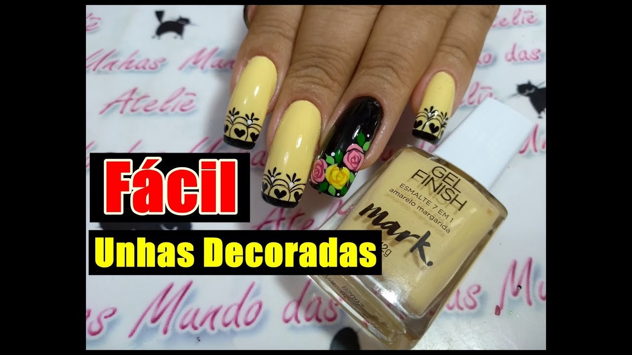 UNHAS DECORADAS RENDAS E FLORES (INSTAGRAM)