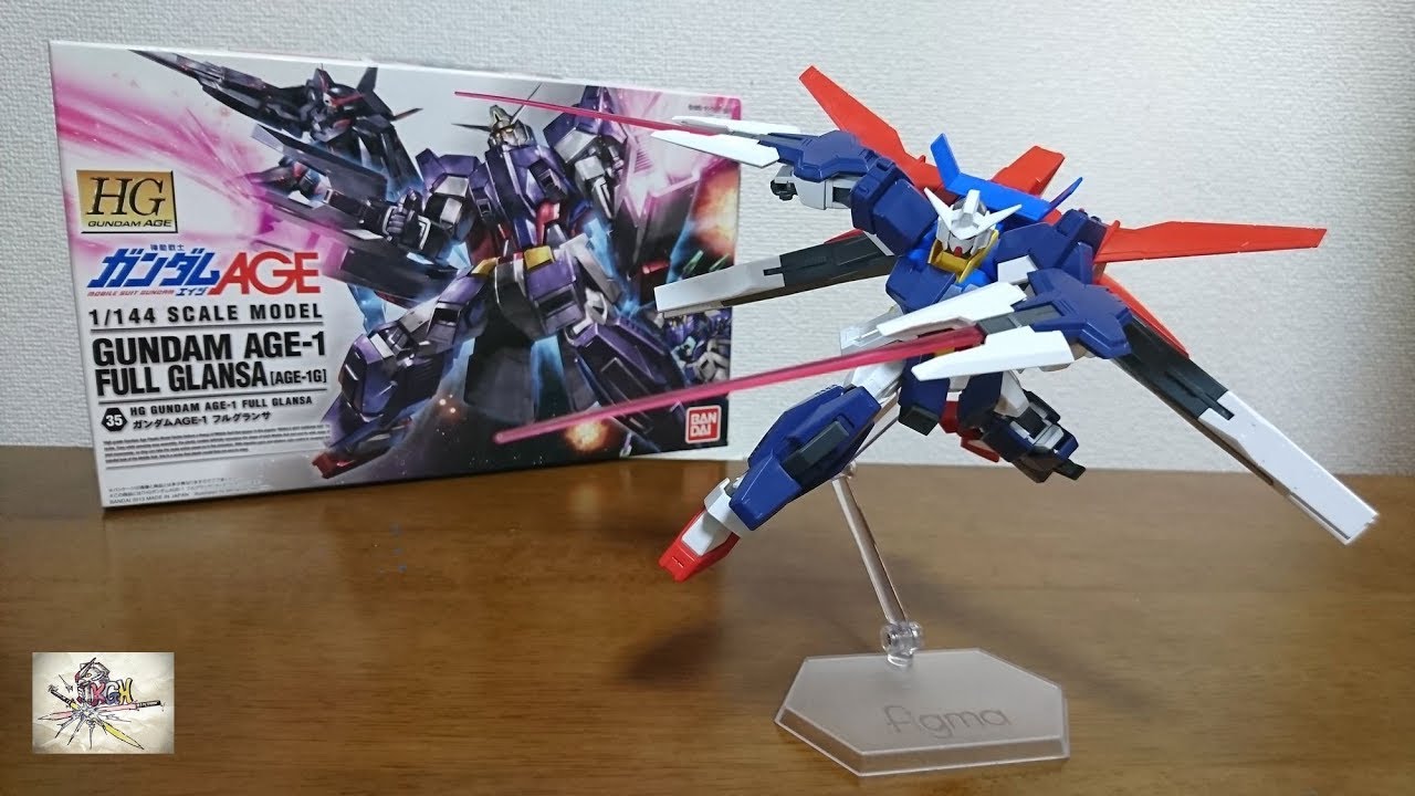 Age 1の決定版 Age 1フラットとグランサ状態も再現可能 Hg 1 144 ガンダムage 1 フルグランサ レビュー Youtube