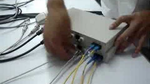 E1 to fiber converter g.703 testing video E1 fiber mode