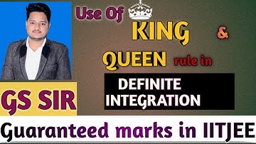 How to use King rule in definite integration |King rule in definite integration by Gourav Soni sir