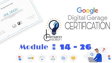 Google Digital Garage || Fundamentals of digital marketing assessment answers || Module 14-26