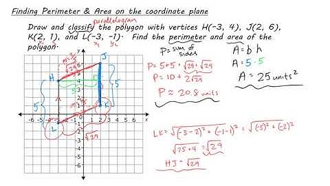 geo 10.4 Area and perimeter in the coordinate plane