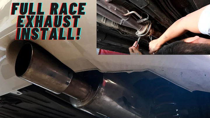 Full Race 3inch exhaust install on 8th gen Civic Si!