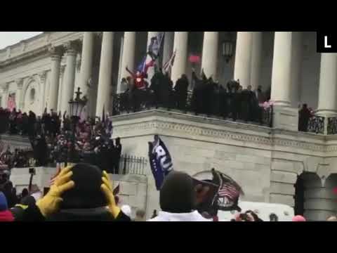 Сторонники Трампа ворвались в Капитолий/Trump supporters burst into the Capitol