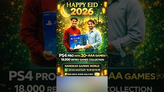 Happy Eid 2026 🌙 PS4 PRO Jailbreak Dual Controller - 30+ AAA Games &amp; 18,000 Retro Games Collection