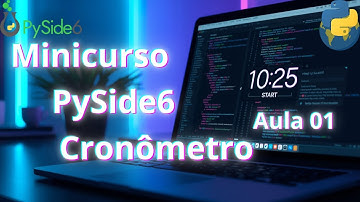 Minicurso PySide6 Aula 1: Criando a Interface de um Cronômetro - Design com QtDesigner! ⏱️🎨