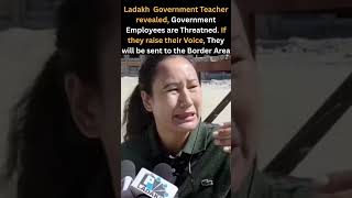 Ladakh Teacher EXPOSES BJP Threats 😱 | Free Speech DEAD in India? | #LadakhProtest #GodiMedia