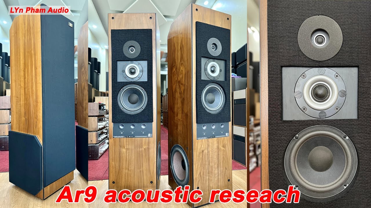Siêu Phẩm AR9 Acoustic research Độc Lạ Gấu Hiếm ship thẳng về từ