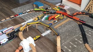 First wooden train track tour and crash (@USAWoodenRailway  gave me the idea)