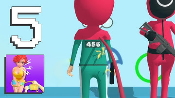 Unknit Everything - NEW BIG UPDATE - SQUID GAME LEVEL Android/iOS Game part 5