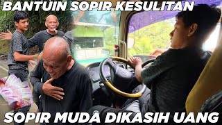 Dibayar Mahal, Vlog Farel Bocil Sitinjau Lauik Bawa Truk Menolong Sopir Truk Yang Kesulitan