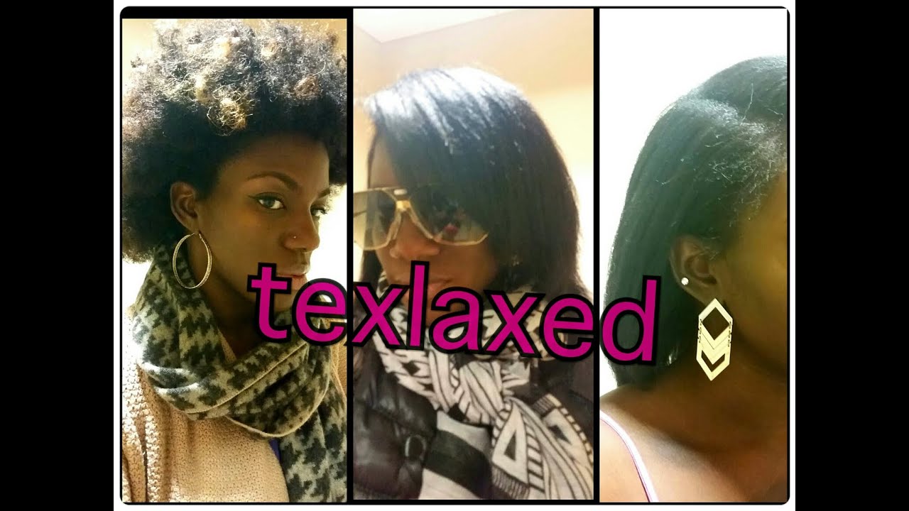 I TEXLAXED MY NATURAL 4C HAIR - YouTube