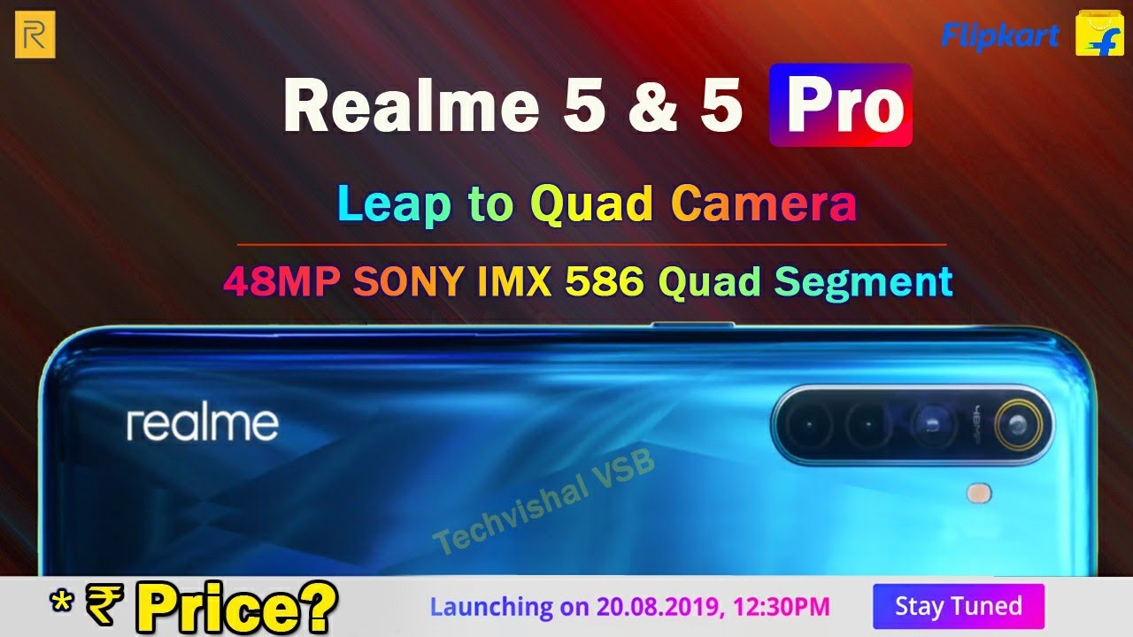 Realme 5 Pro - First Look Official Design, Price, Full Specifications, 48MP AI Quad Camera, SD 712