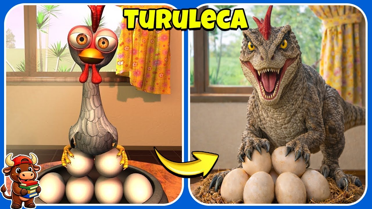¡La GRANJA DE ZENÓN Si Fueran DINOSAURIOS! 😱🦖+ Adivina La Canción😀🎶  Bartolito,Turuleca