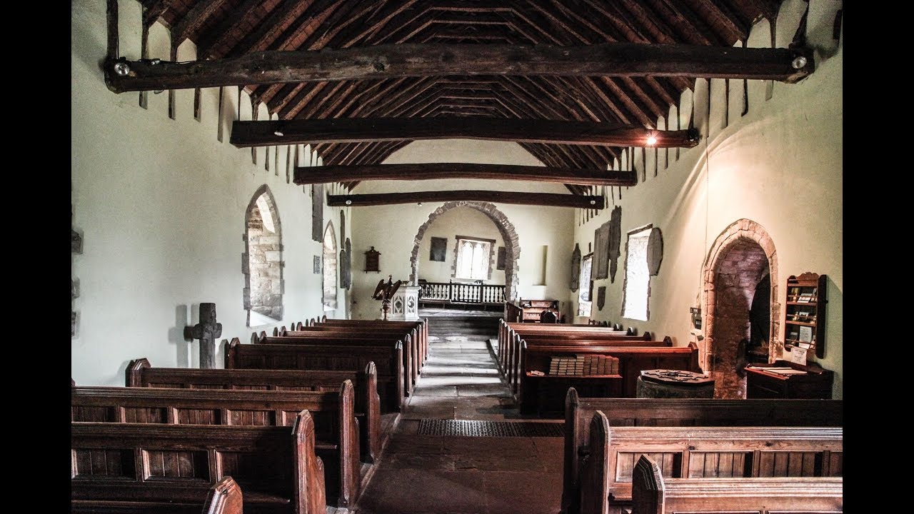 12th Century Church of St Martin, Cwmyoy - The Most Crooked Church In Britain