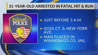 UPDATE: 21-year-old taken into custody for deadly Oshkosh hit-and-run, area reopens