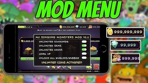 My Singing Monsters Mod APK Mod Menu iOS Android Unlimited Coins, Gems and FOOD!