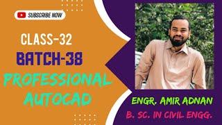 CLASS-32, Front Elevation/BATCH-38/PROFESSIONAL AUTOCAD/BANGLA TUTORIAL.