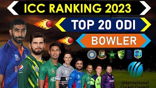 ICC Ranking 2023 | Top 20 ODI Bowler 2023 | Top 20 Dangerous ODI Bowler ICC Ranking 2023