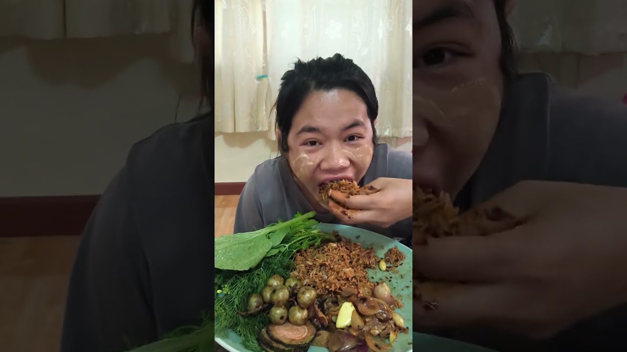 ငပိထောင်းနီနီရဲရဲ နဲ့ထမင်းစားမယ်🥵🤤🤤